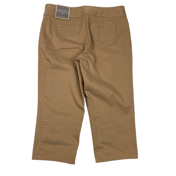 Ann Taylor Signature Fit Cropped Stretch Pants Size 4P - Picture 2 of 10